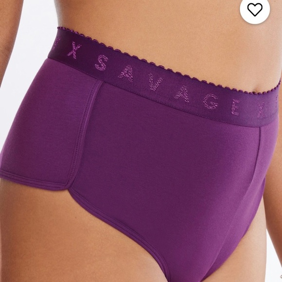 NWT Savage X Fenty Cotton Jersey Hot Shorts Size Small - Picture 3 of 5